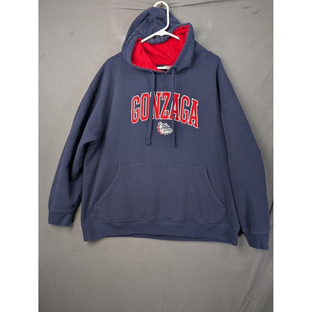 Gonzaga Bulldogs Mens 2XL Hoodie Navy Blue Section 101 Knights Apparel